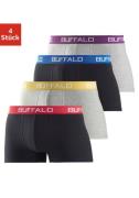 NU 20% KORTING: Buffalo Boxershort van katoenmix (set, 4 stuks)