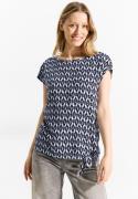 NU 20% KORTING: Cecil Blouse met korte mouwen met print all-over