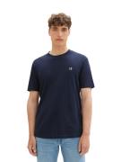 NU 20% KORTING: Tom Tailor Denim T-shirt Crewneck met kleine logoprint