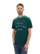 Tom Tailor T-shirt met grote logo-frontprint