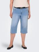 NU 20% KORTING: ONLY CARMAKOMA Jeansshort CARAUGUSTA HW STRAIGHT KNICK...