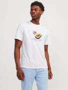 NU 20% KORTING: Jack & Jones T-shirt JORTAMPA AOP BRANDING TEE SS C.N ...