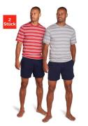 AUTHENTIC LE JOGGER Shortama (4-delig, Set van 2)