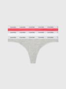 Calvin Klein String 3 PACK THONG (LOW-RISE) (3 stuks)