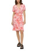 NU 20% KORTING: Q/S designed by Midi-jurk met all-over print en bindst...