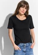 NU 20% KORTING: Cecil T-shirt Style NOS Lena met klassieke ronde hals