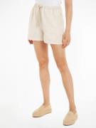 NU 20% KORTING: Tommy Hilfiger Short PULL ON CASUAL LINEN SHORT