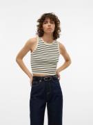 Vero Moda Gebreide trui VMGINNY SL O-NECK CROP TOP NOOS