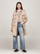 NU 20% KORTING: Tommy Hilfiger Trenchcoat COTTON DB SLIM FIT TRENCH me...