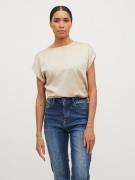 NU 20% KORTING: Vila Shirt met korte mouwen VIELLETTE S/S SATIN TOP - ...