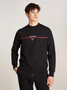 NU 20% KORTING: Tommy Hilfiger Sweatshirt HILFIGER STRIPE TERRY SWEATS...