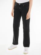 NU 20% KORTING: TOMMY JEANS Comfortabele jeans LW STR BH4116 met leren...