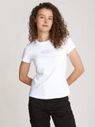 NU 20% KORTING: Calvin Klein T-shirt OUTLINED CK SLIM TEE