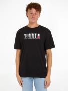 NU 20% KORTING: TOMMY JEANS T-shirt TJM REG TOMMY DNA FLAG TEE EXT