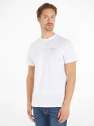 NU 20% KORTING: TOMMY JEANS T-shirt TJM SLIM LINEAR CHEST TEE EXT