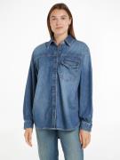 NU 20% KORTING: Tommy Hilfiger Overhemdblouse DNM LS RELAXED SHIRT BET...