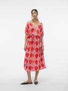 NU 20% KORTING: Vero Moda Zomerjurk VMTULA OLGA SS 7/8 DRESS WVN GA