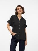 NU 20% KORTING: Vero Moda Overhemdblouse VMBUMPY S/S SHIRT WVN GA NOOS