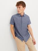 NU 20% KORTING: Jack & Jones Overhemd met korte mouwen JJESUMMER LINEN...