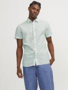 NU 20% KORTING: Jack & Jones Overhemd met korte mouwen JJESUMMER LINEN...