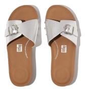 NU 20% KORTING: Fitflop Slippers IQUSHION ADJUSTABLE BUCKLE METALLIC-L...