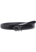 NU 20% KORTING: Calvin Klein Leren riem CK THIN BELT 1.5CM