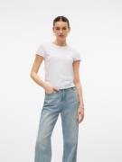 Vero Moda Shirt met korte mouwen VMBARBARA SS SHORT ONECK TOP JRS GA N...