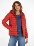 Tommy Hilfiger Gewatteerde jas LW PADDED GLOBAL STRIPE JACKET met merk...