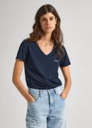 NU 20% KORTING: Pepe Jeans Shirt met V-hals LORETTE V-NECK