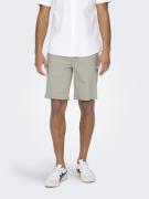 NU 20% KORTING: ONLY & SONS Chino-short ONSMARK 0209 MELANGE SHORTS NO...