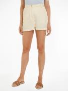 Tommy Hilfiger Short COTTON LINEN SHORT met geborduurd logo