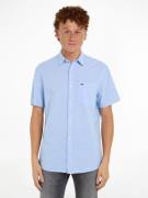 TOMMY JEANS Overhemd met korte mouwen TJM REG LINEN BLEND SS SHIRT