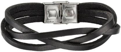 Bruno Banani Leren armband Sieraad cadeau armband, B4102B/20/00/BL, B4...