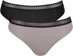 NU 20% KORTING: Sloggi Slip GO Ribbed R Tai C2P (Set van 2)