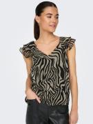 NU 20% KORTING: Only Shirt ONLASTA LIFE CAPSLEEVE V-NECK TOP PTM