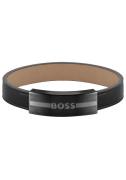 Boss Armband Sieraden roestvrij staal armbanden leren armband LUKE