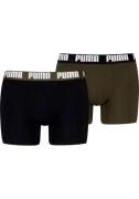 PUMA Boxershort BASIC BOXER met elastische band (Set van 2)