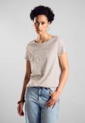 NU 20% KORTING: STREET ONE T-shirt met frontprint