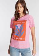 NU 20% KORTING: AJC T-shirt met trendy print