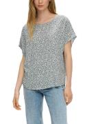 NU 20% KORTING: Q/S designed by Blouse met korte mouwen met rugsplit