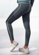 NU 20% KORTING: H.I.S Legging met wit contrasterend paspel