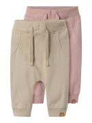 Name It Sweatbroek NBNTAKKI 2P SWEAT PANT NOOS (set, 2-delig)