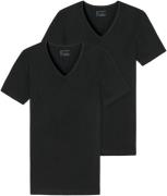 NU 20% KORTING: Schiesser Shirt met V-hals "95/5" met een diepe v-hals...