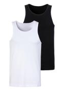 NU 20% KORTING: John Devin Tanktop in mooie mêlee-look (set, 2)