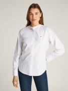 Tommy Hilfiger Shirtblouse COLLARLESS POPLIN REGULAR SHIRT