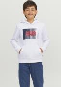 NU 20% KORTING: Jack & Jones Junior Hoodie JJECORP LOGO SWEAT HOOD PLA...