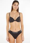 Calvin Klein Push-up-bh PUSH UP PLUNGE met logo print op de bandjes