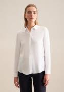 NU 20% KORTING: seidensticker Overhemdblouse Zwarte roos Lange mouwen ...