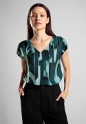 NU 20% KORTING: STREET ONE Blouse met korte mouwen met print all-over