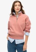 NU 20% KORTING: Superdry Sweatshirt ESSENTIAL HALF ZIP SWEATSHIRT